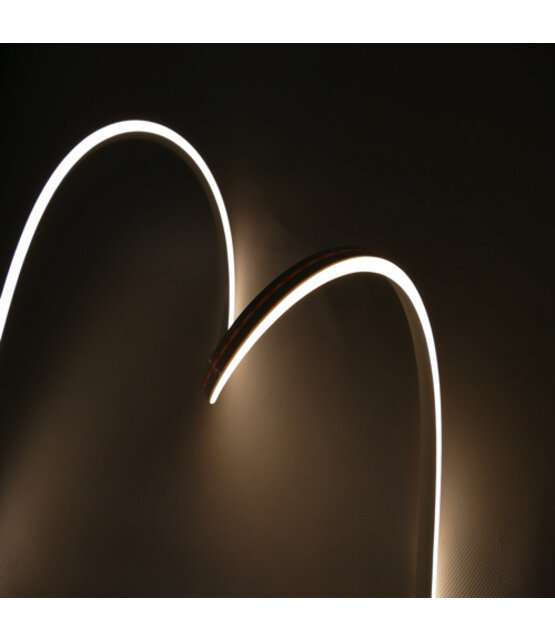 Neon Flex LED strip 24 volt 2700 kelvin extra warm wit 9,6W 1000LM 6 x 12mm IP67 – 5 meter
