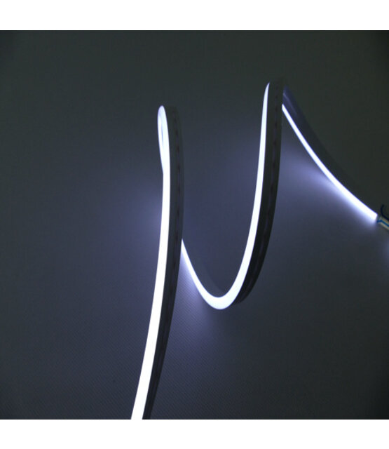 Neon Flex LED strip 24 volt 4000 kelvin natuurlijk wit 9,6W 1000LM 6 x 12mm IP67 – 5 meter