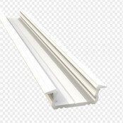 Wit LED inbouw profiel 2 meter met opaal klikafdekking 16 mm x 6,10 mm 08.2WIT