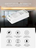 3 in 1 Zigbee + 2,4ghz LED controller voor RGB/RGBW/RGBWW/RGBCCT LED strips 12-24v - FUT037Z+