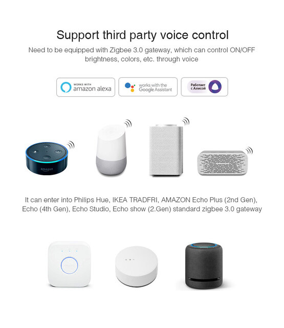 3 in 1 Zigbee + 2,4ghz LED controller voor RGB/RGBW/RGBWW/RGBCCT LED strips 12-24v - FUT037Z+
