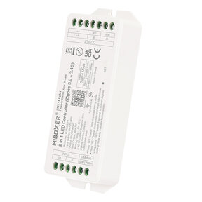 Zigbee LED controller 2 in 1 - voor single color en dual white LED strips 12-24-48v - FUT035ZP+