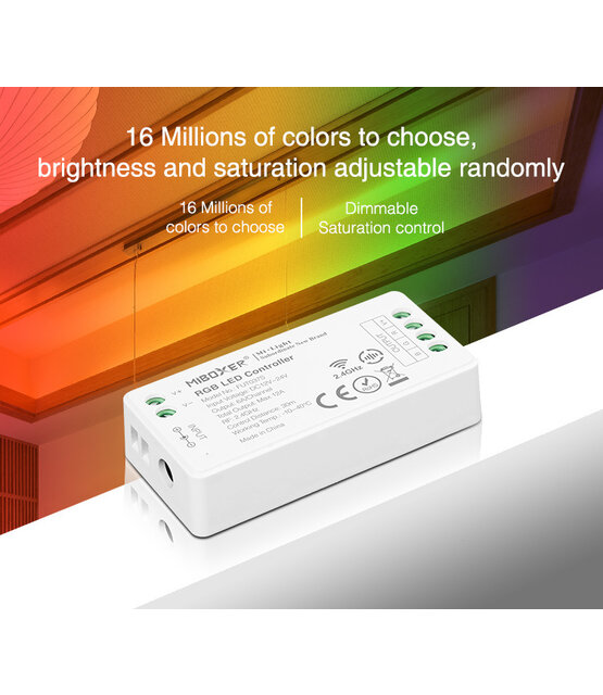 Zigbee LED controller 3 in 1 - voor RGB/RGBW/RGBWW/RGBCCT LED strips 12-24-48v - FUT037ZP+