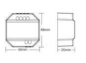 Draadloze AC TRIAC LED dimmer – Draadloze Fase afsnijding LED dimmer – Miboxer TRI-C1