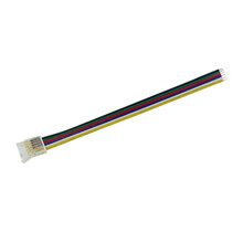 COB LED strip connector RGBCCT 1 zijdig – soldeervrij – klik connector – 12mm COB