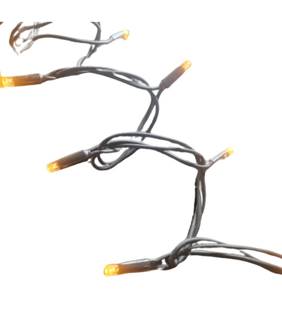 10 meter - startset - kerstverlichting 100 LED’s – zwarte kabel - professioneel - IP65 waterdicht - LUKSUS