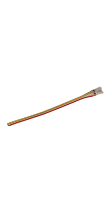 COB LED strip connector Dual White 1 zijdig – soldeervrij – klik connector 10mm –  COB - IP20