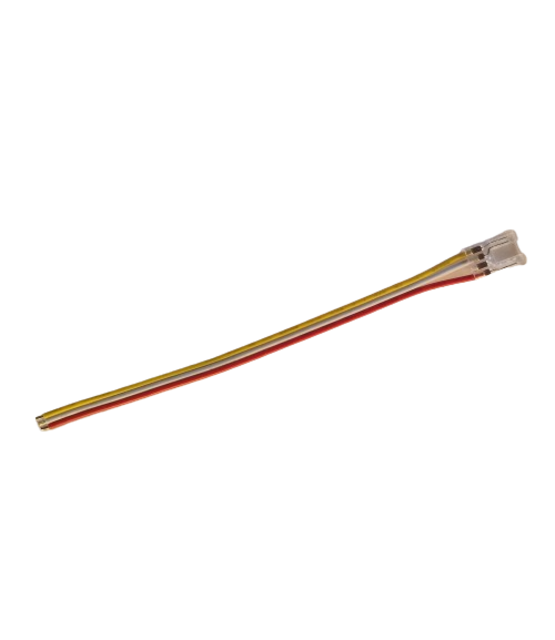 COB LED strip connector Dual White 1 zijdig – soldeervrij – klik connector 10mm –  COB - IP20