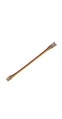 COB LED strip connector Dual White 2 zijdig – soldeervrij – klik connector 10mm –  IP20 COB - IP20