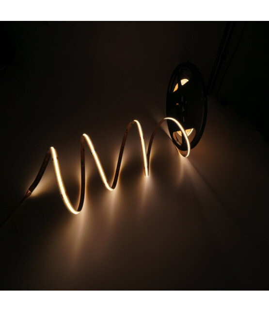 COB LED strip 24 volt DUAL WHITE 22W 1820LM 608 LED p/m IP67 waterdicht – 5 meter