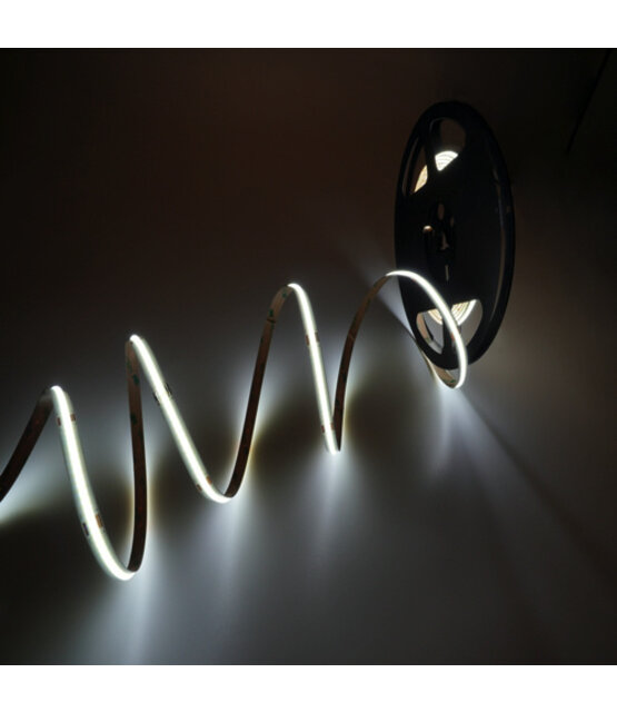 COB LED strip 24 volt DUAL WHITE 22W 1820LM 608 LED p/m IP67 waterdicht – 5 meter