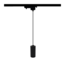 Trackrail verlichting 3 fase Luksus - Budget vriendelijke railverlichting Universele zwarte 3-fase hanglamp voor trackrails t.b.v. GU10 spots