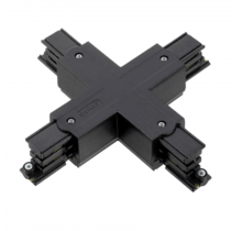X stuk connector voor zwarte 3-fase rail