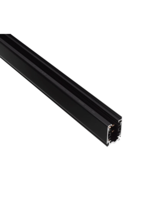 3-fase track rail - zwart - 4 meter
