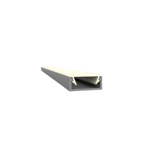 LED profiel met klikfdekking 15mm x 6mm - 301ALU