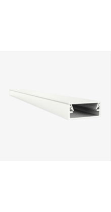 Wit LED profiel met klikafdekking 8,84 x 20mm - 304WIT