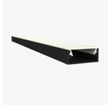 Zwart LED profiel inclusief klikafdekking 8,84 x 20mm- 304ZWART