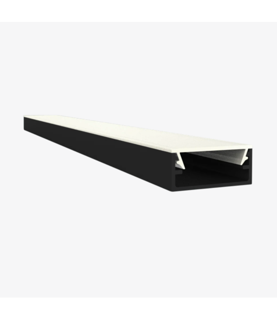 Zwart LED profiel inclusief klikafdekking 8,84 x 20mm- 304ZWART