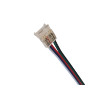 RGBW/RGBWW COB LED strip connector 2 zijdig – soldeervrij – klik connector – 12mm - IP20