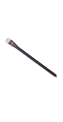RGBW/RGBWW COB LED strip connector 1 zijdig – soldeervrij – klik connector – 12mm - IP20