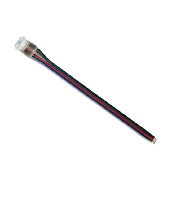 RGBW/RGBWW COB LED strip connector 1 zijdig – soldeervrij – klik connector – 12mm - IP20