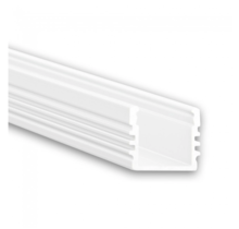 Wit LED profiel met klikafdekking 16,8mm x 13,01mm - 02WIT