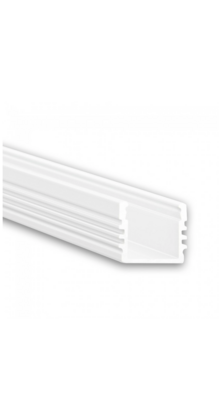 Wit LED profiel met klikafdekking 16,8mm x 13,01mm - 02WIT
