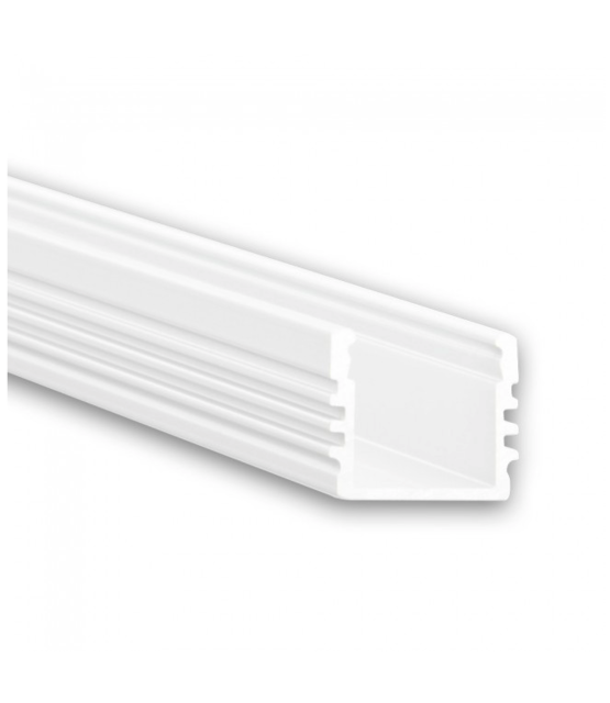 Wit LED profiel met klikafdekking 16,8mm x 13,01mm - 02WIT