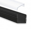 LED profielen Luksus Zwart LED profiel met klikafdekking - 16,8mm x 13,01mm - 02ZWART