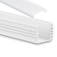 LED profielen Luksus Wit LED profiel met platte opaal afdekking 16,80mm x 12,4mm - 05.1WIT