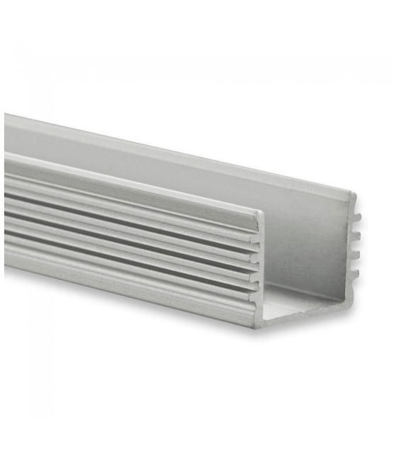 LED profiel met halfronde afdekking 16,80 mm x 16,80 mm - 05.2ALU