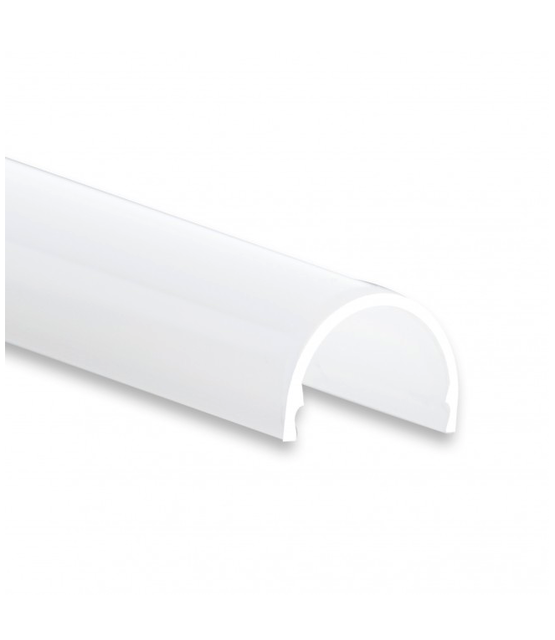 LED profiel met halfronde afdekking 16,80 mm x 16,80 mm - 05.2ALU
