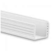Wit LED profiel met half ronde afdekking 16,80mm x 16,80mm - 05.2WIT