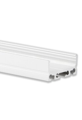 XL Wit LED profiel met afdekking naar keuze 26,79mm x 11,69mm - XL04WIT