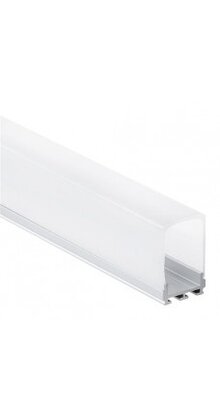 LED profiel met hoge afdekking 16,80 mm x 25,47 mm - 15.1ALU