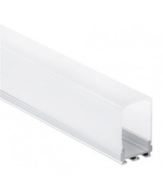 LED profiel met hoge afdekking 16,80 mm x 25,47 mm - 15.1ALU