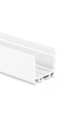 Wit LED XL profiel met klikafdekking 26,79 mm x 26,00 mm - XL06Wit