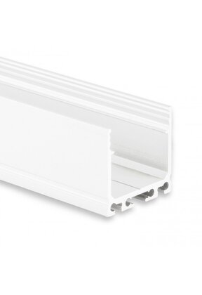 Wit LED XL profiel met klikafdekking 26,79 mm x 26,00 mm - XL06Wit