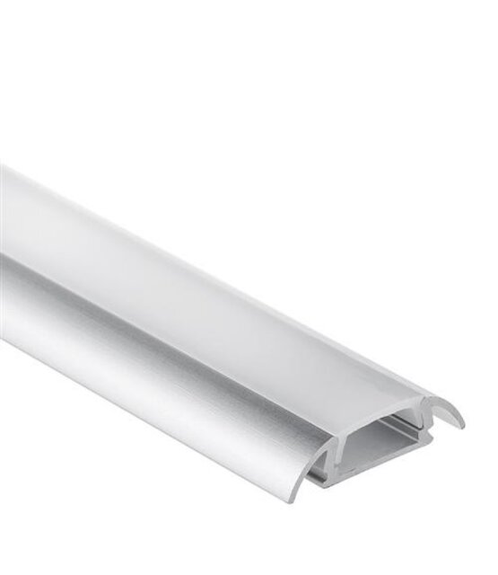 LED opbouw profiel met afdekking 25,79 mm x 6,5 mm 17ALU