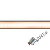 LED profiel met afdekking 24 mm x 9 mm - 09ALU