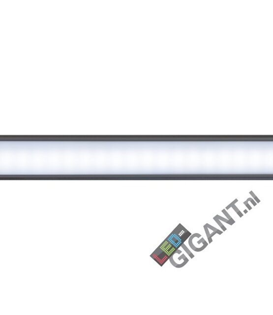 LED profiel met afdekking 24 mm x 9 mm - 09ALU