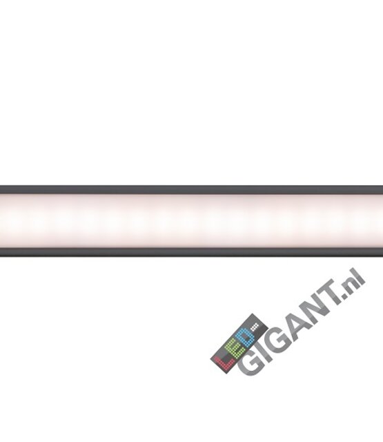 Wit LED profiel met afdekking 24 mm x 9 mm - 09WIT