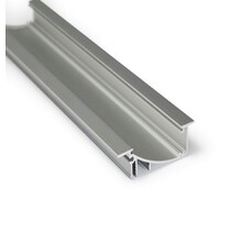 LED inbouw profiel 2 meter inclusief opaal / melkwit 53 mm x 13,5 mm F8ALU