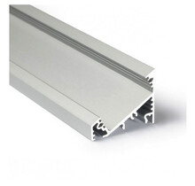 LED hoekprofiel met afdekking 34 mm x 26,8 mm - C27ALU