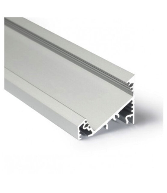 LED hoekprofiel met afdekking 34 mm x 26,8 mm - C27ALU