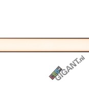 LED opbouw profiel met afdekking 18,1 mm x 19,02 mm - 18ALU