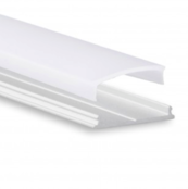 Buigbaar flexibel LED profiel inclusief opaal klikafdekking 2,40 mm x 18 mm - 13ALU