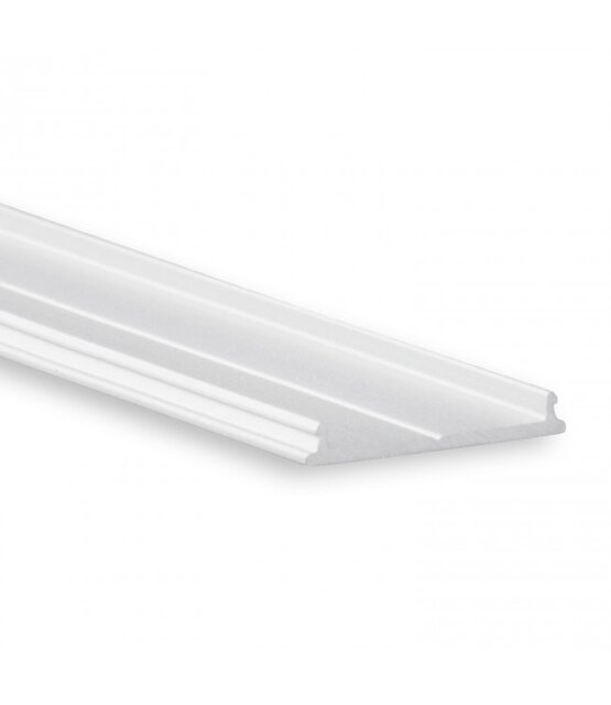 Buigbaar flexibel LED profiel inclusief opaal klikafdekking 2,40 mm x 18 mm - 13ALU