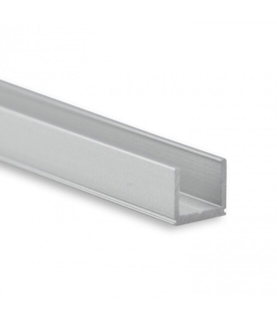Extra smal LED profiel met opaal klikafdekking 7 mm x 7,8 mm - SLIM06ALU
