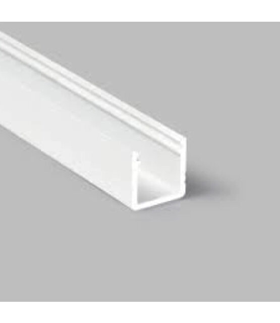 Wit LED profiel met afdekking 12 mm x 12 mm – SLIM200WIT
